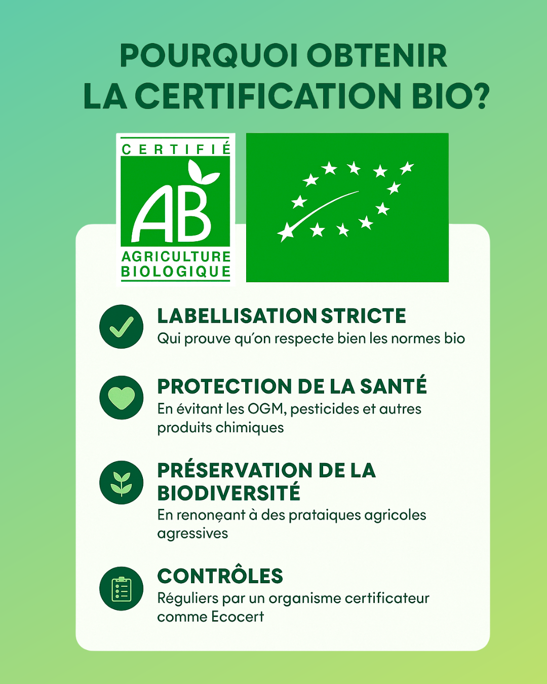 Certification bio : pourquoi c’est essentiel pour une boisson vraiment saine