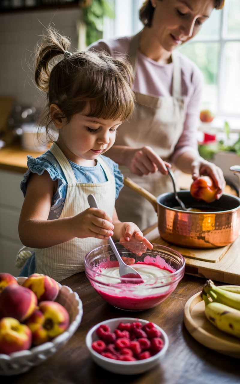 Pêche Melba revisitée : un dessert fruité, sain et gourmand pour toute la famille