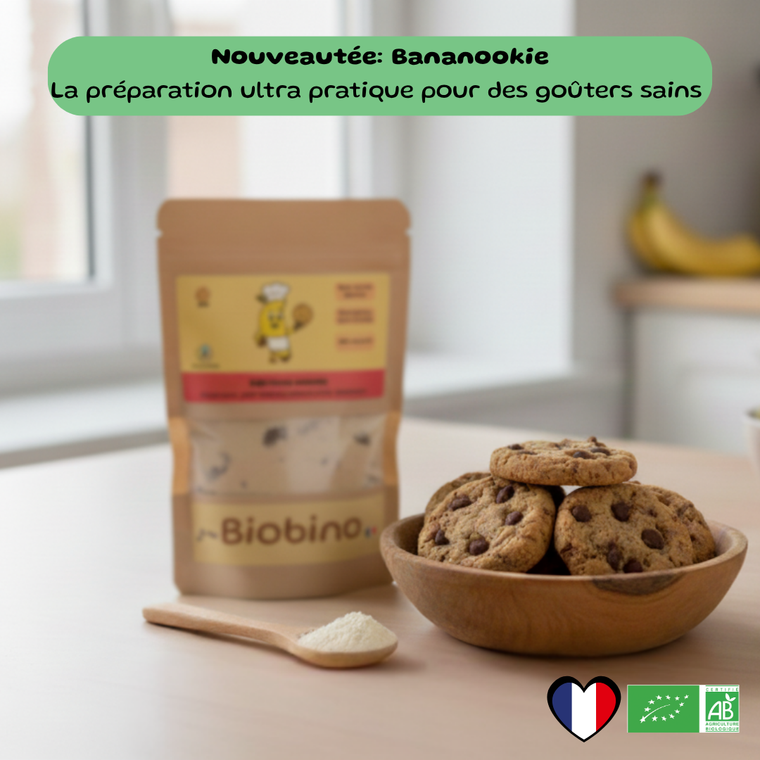 Bananookie - la préparation pour Cookies Sains et Gourmands