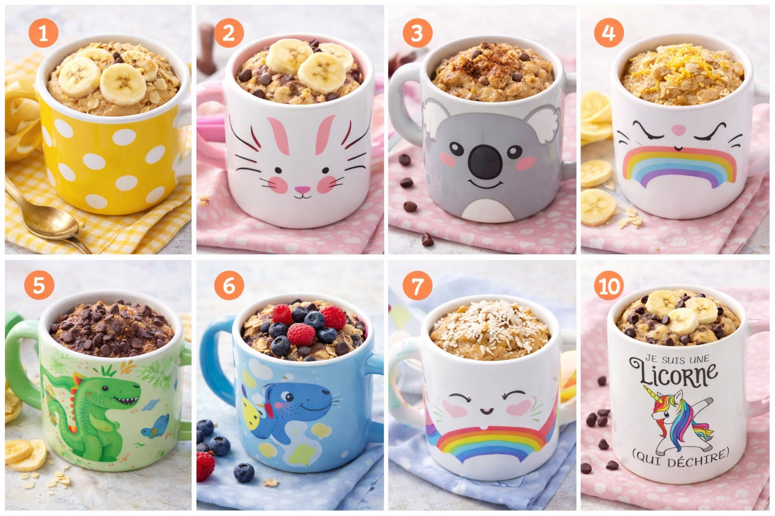 10 recettes faciles de mug cake pour un petit déjeuner maison