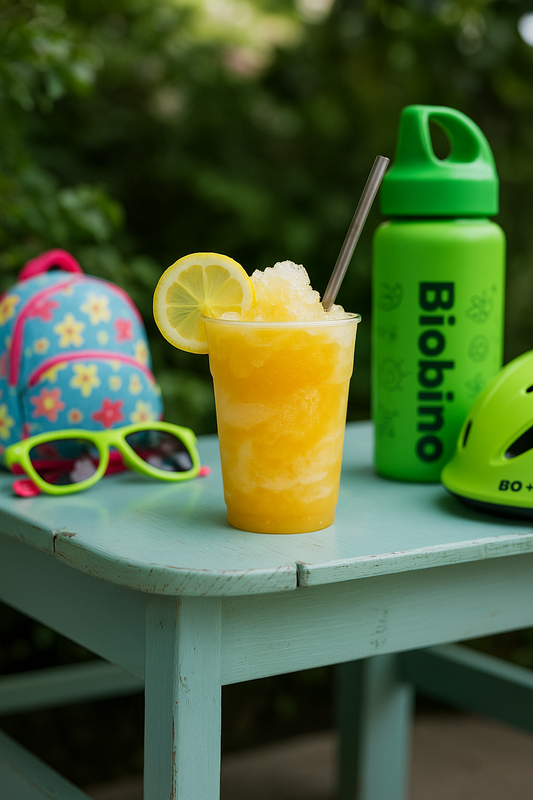 Slush maison citron (sans sucre) : la boisson fraîche parfaite pour enfants