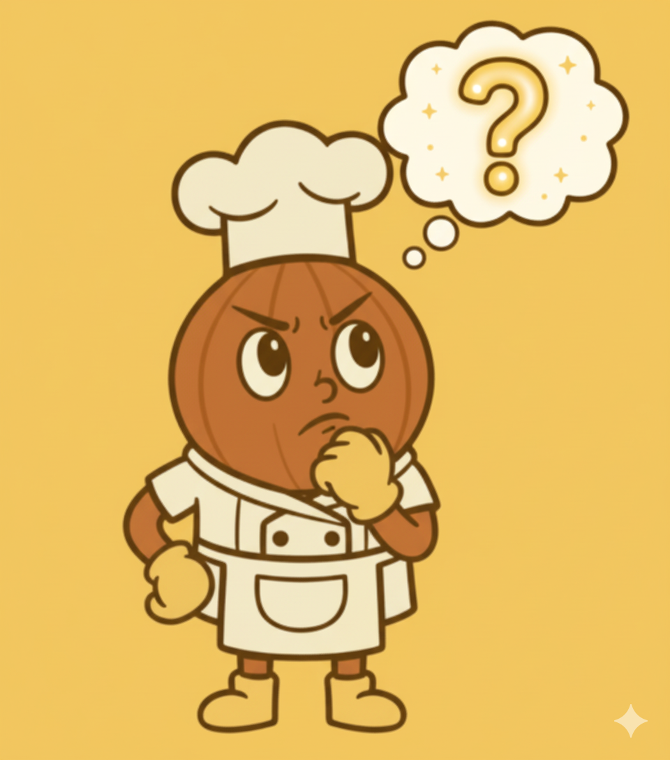 Personnage noisettookie qui réfléchit