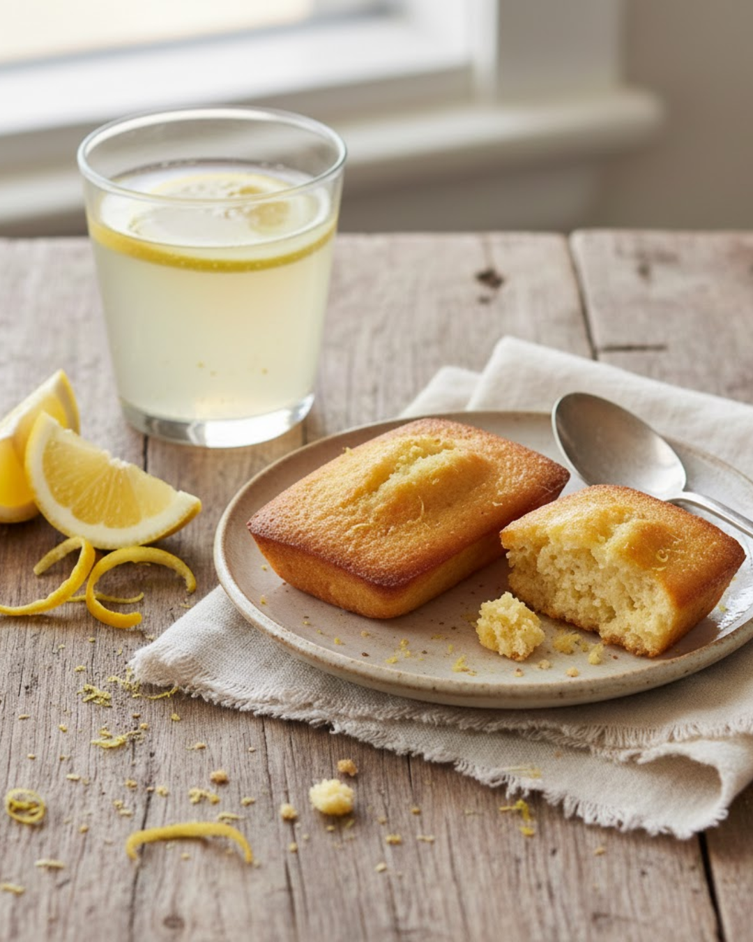 Financier citron sans sucre : la recette moelleuse et légère à faire en famille