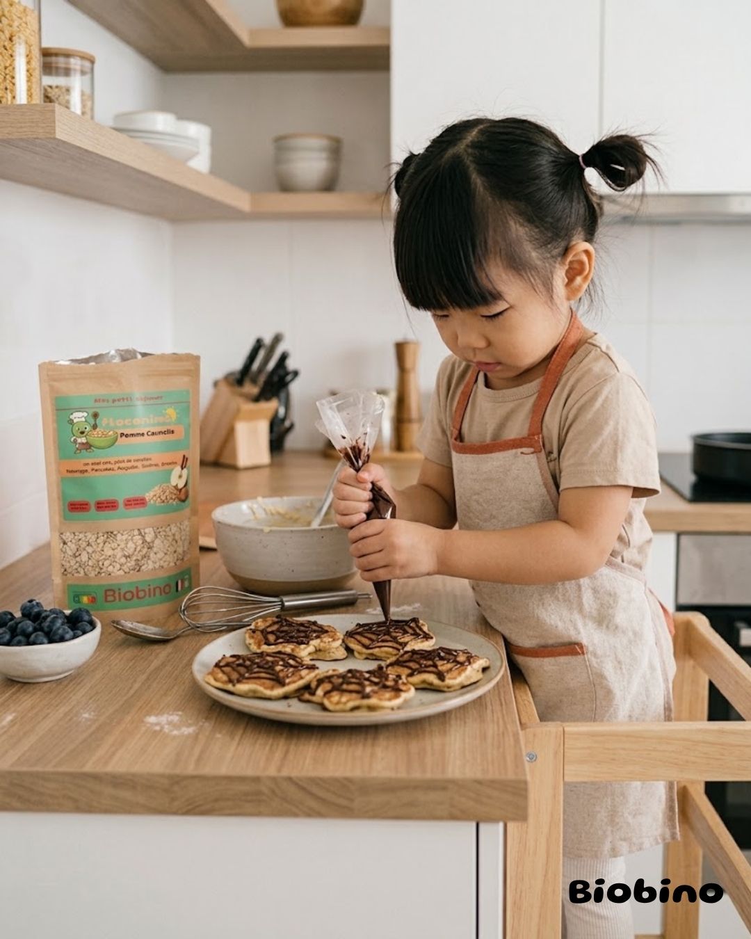 Recette Pancakes Araignée d'Halloween : Le Goûter amusant Sans Sucre Ajouté !