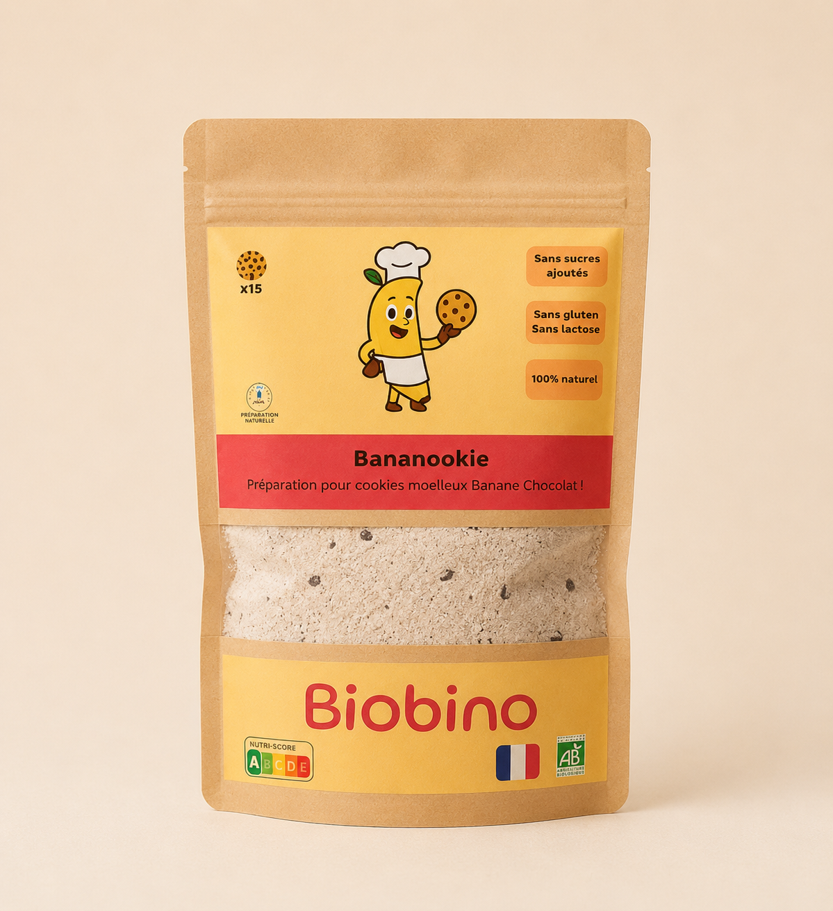 Bananookie - la préparation pour Cookies Sains et Gourmands