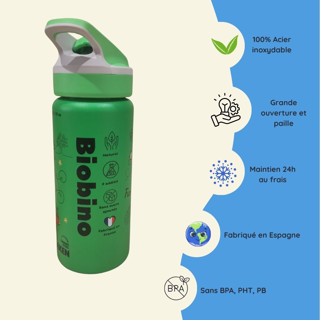Gourde acier inoxydable Isotherme