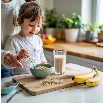 Floconimo - le mix  petit déjeuner unique pour Porridges, Pancakes, Mug Cakes...