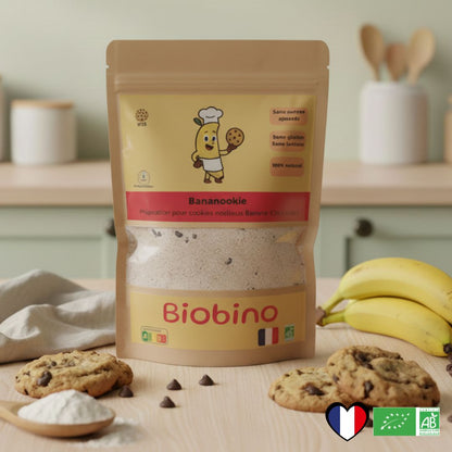 Bananookie - la préparation pour Cookies Sains et Gourmands
