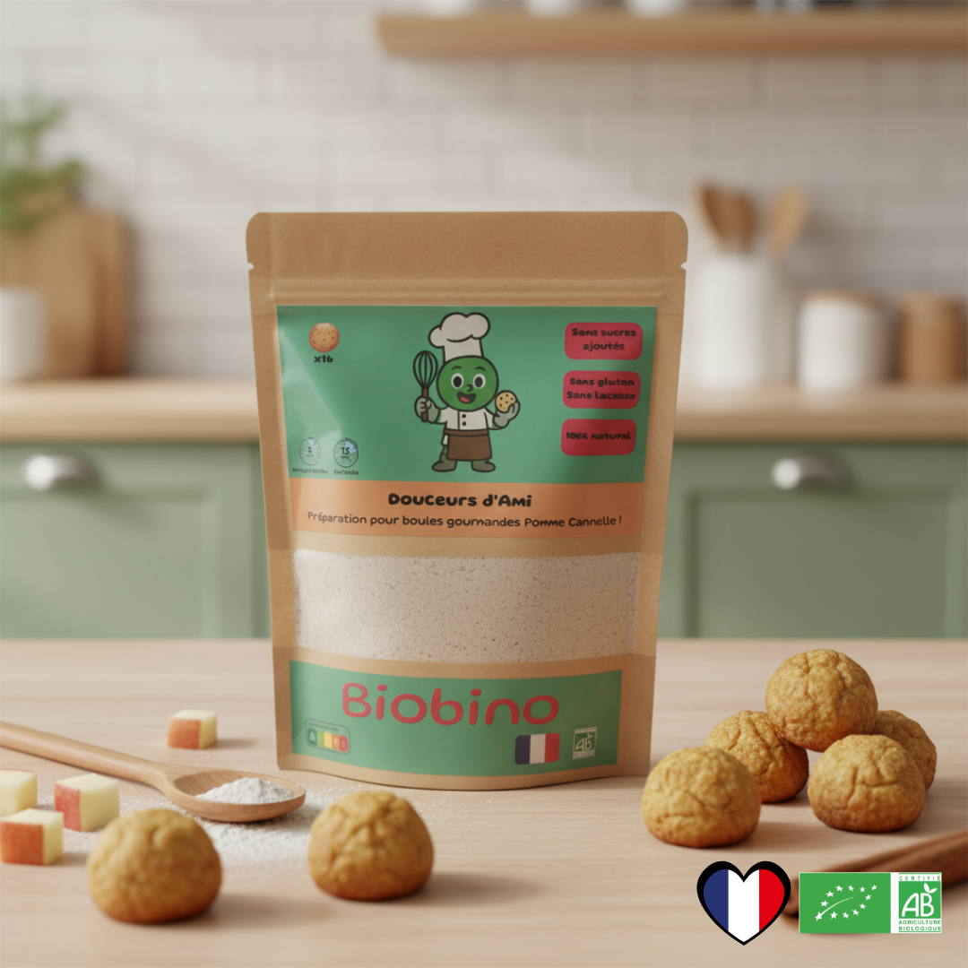 Douceurs d’Ami -  préparation pour gateaux sans sucre Pomme Cannelle