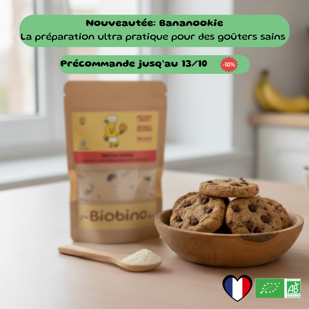 Bananookie - la préparation pour cookies Sains et Gourmands