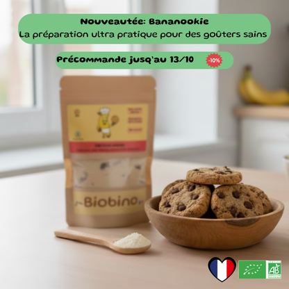 Bananookie - la préparation pour cookies Sains et Gourmands