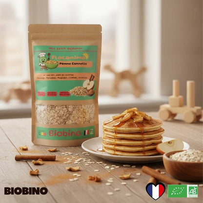 Floconimo - le mix  petit déjeuner unique pour Porridges, Pancakes, Mug Cakes...