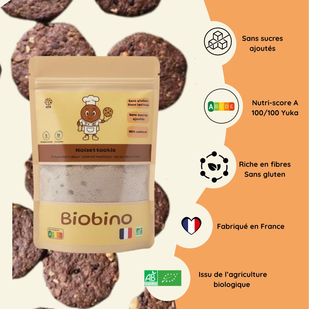Noisettookie - le cookie gourmand, sans sucre ni gluten
