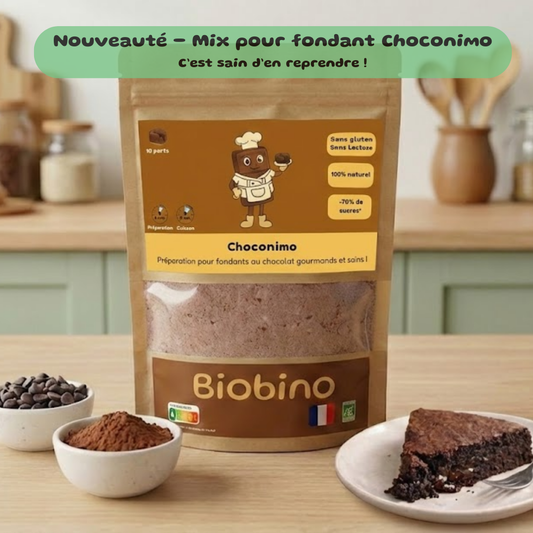 Fondant chocolat bio - Gourmand, pauvre en sucre et facile à préparer