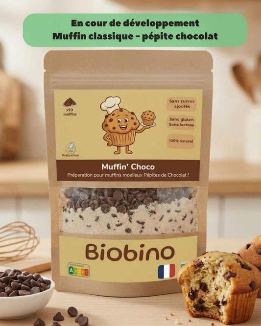 Muffins bio Moelleux, pauvres en sucre et faciles à préparer