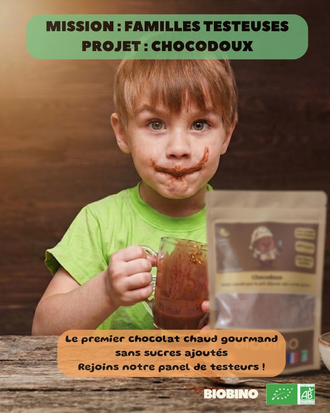 En développement - Chocodoux - la boisson du petit déjeuner